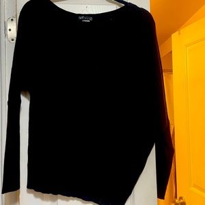 Venus one-shoulder ribbed sweater